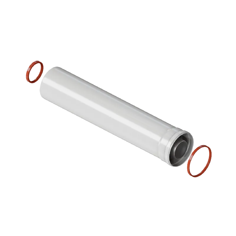 Удлинитель Krats дымохода коакс. 60/100 L 500 (Алюминий) (20 шт/уп)