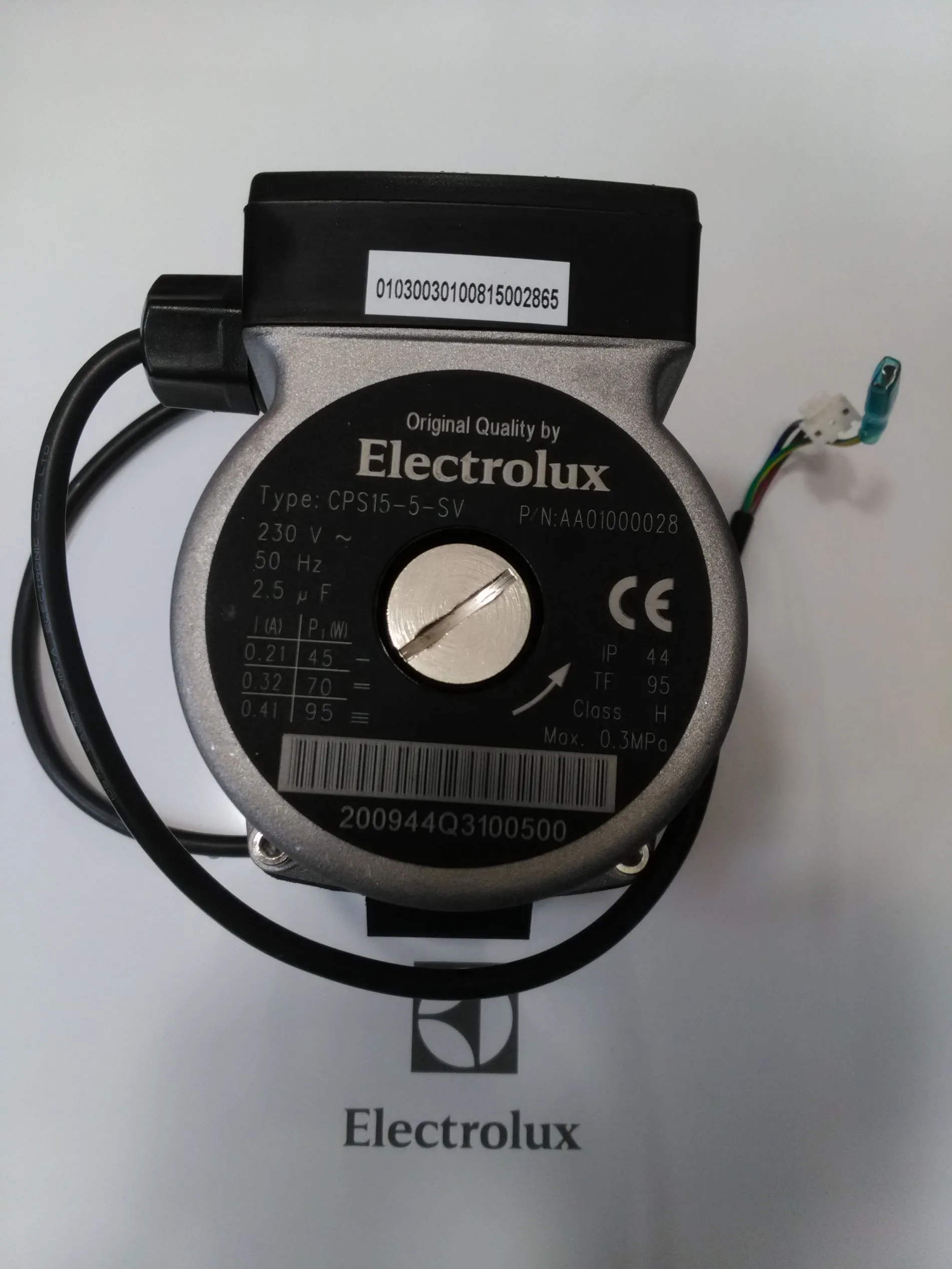 Насос CPS15-5-SV Electrolux Basic Space Duo 24 Fi — фото 1