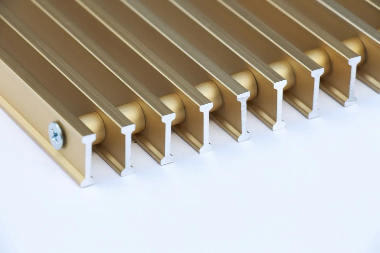 Конвектор внутрипольный Itermic ITTL.070.280.1400/C/F Gold 452Вт