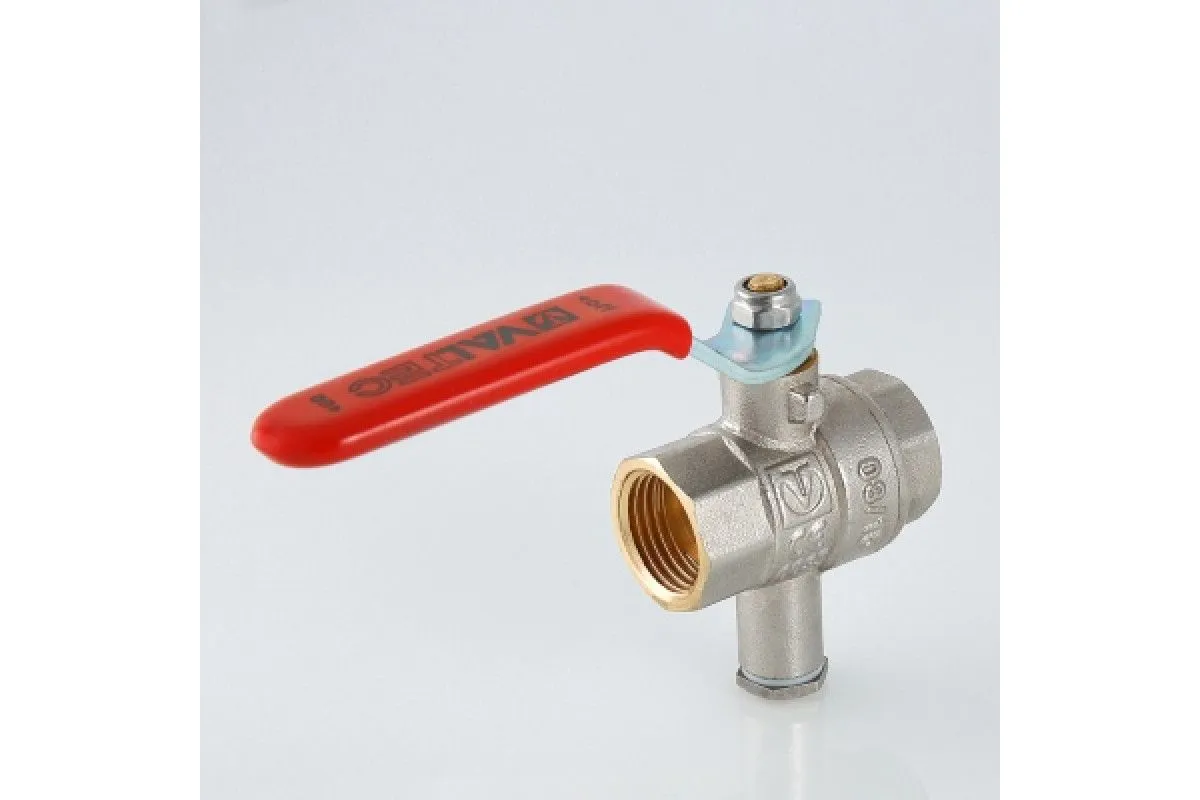 Кран шаровой для подключения датчика температуры 3/4'' Valtec