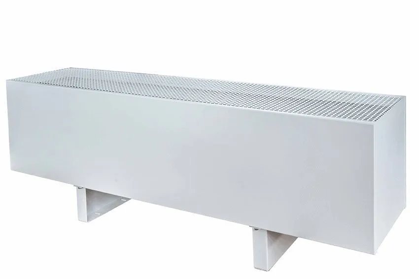 Настенный конвектор Элегант 110x250x2200 2то лев RAL9003 (2974 кВт)