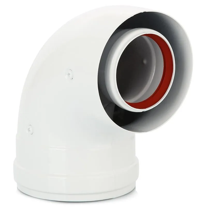 Отвод 90° Protherm DN 60/100 мм, алюминий