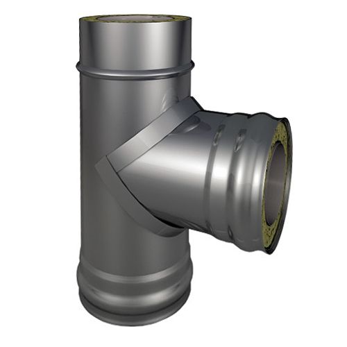 Тройник ТиС Термо 87 гр. ТРТ-Р D120/200 ФМ AISI 430 (0,5 мм)/ОС (0,5 мм)