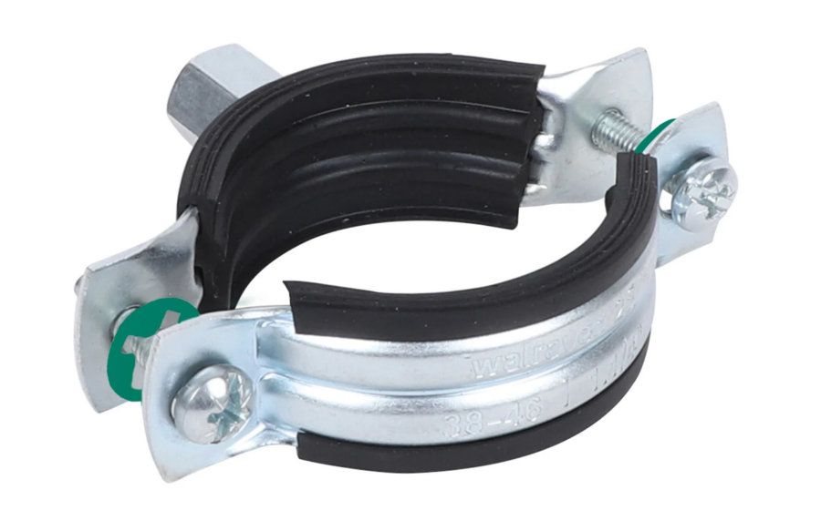 Хомут Walraven 2S M8 31-37 мм 1" 2-х винтовой с уплотнением из epdm