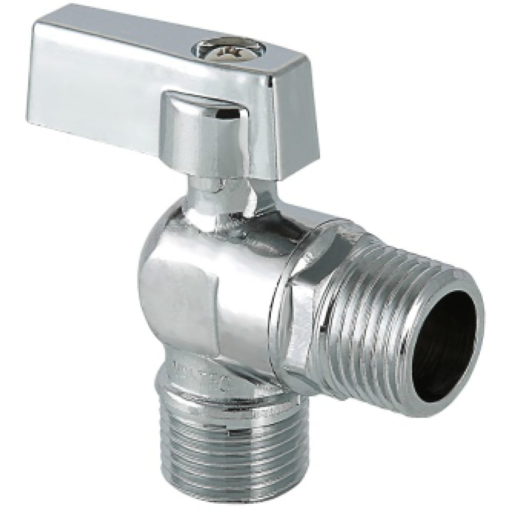 Кран шаровой для подключения сантехнических приборов 1/2"х3/4" НР
