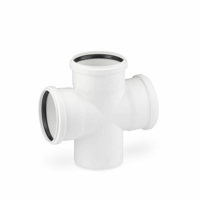 Крестовина REHAU 45° 110/110/110 одноплоскостная