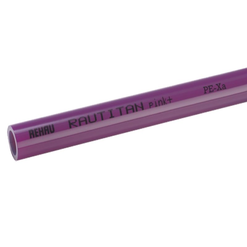 Труба RAUTITAN pink 25х3,5мм, прямые отрезки 6м REHAU для отопления